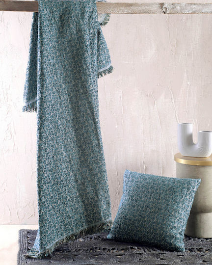 Rythmos Stefan Ριχτάρι Πολυθρόνας Chenille 160x180εκ. Πετρόλ