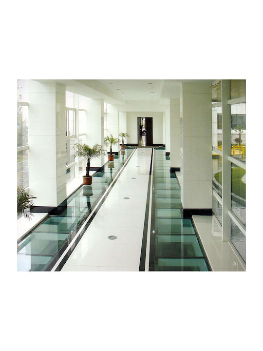 Vinci Stockholm Rectangular Glass Countertop White 56x34cm VL5634WGM