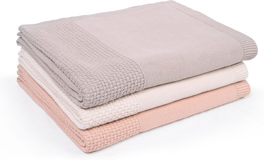 Liolios Home Fusion Kelly Armchair Throw Knitted 130x180cm Taupe