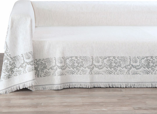 Makis Tselios Home Amazon1 Τετραθέσιου Καναπέ Π180xΜ350cm Ecru