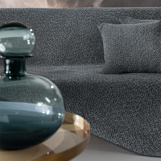 Guy Laroche Lama Ριχτάρι Πολυθρόνας Ζακάρ 170x150εκ. Anthracite 1133086224013