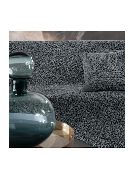 Guy Laroche Lama Ριχτάρι Πολυθρόνας Ζακάρ 170x150εκ. Anthracite 1133086224013
