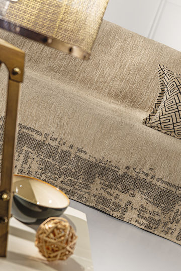 Guy Laroche Perth Sesselüberwurf Chenille 180x150cm Goldene