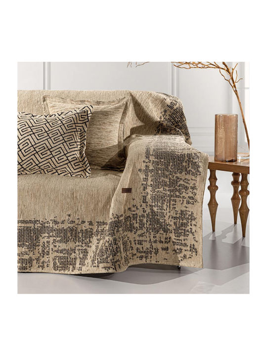 Guy Laroche Perth Sesselüberwurf Chenille 180x150cm Goldene