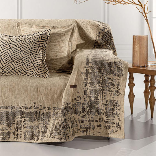 Guy Laroche Perth Sesselüberwurf Chenille 180x150cm Goldene