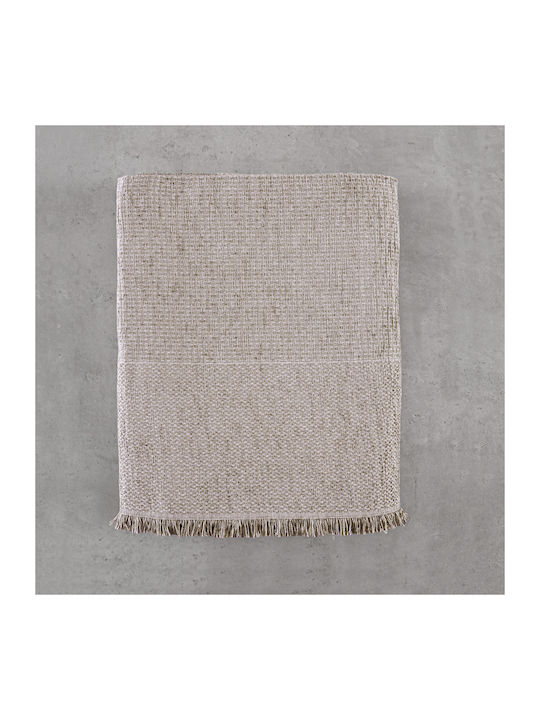 Rythmos Simplin Ριχτάρι Πολυθρόνας Chenille 180x160εκ. Μπεζ