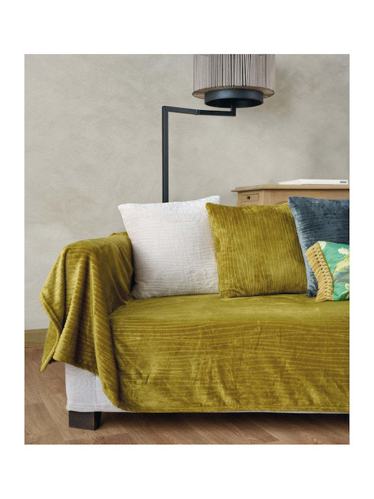 Kentia Kameron Zweisitzer-Sofa Überwurf Fleece 180x250cm