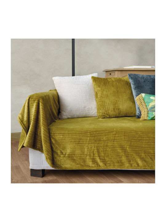 Kentia Kameron Zweisitzer-Sofa Überwurf Fleece 180x250cm