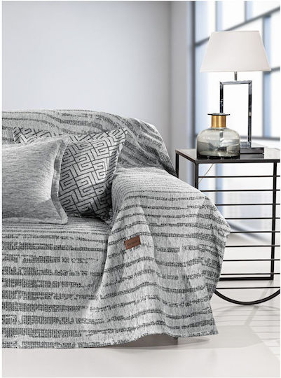Guy Laroche Sydney Τριθέσιου Καναπέ Π180xΜ300cm Silver Guy Laroche Sydney Τριθέσιου Καναπέ Π180xΜ300cm Silver