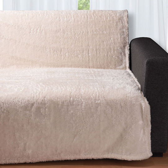 Silk Fashion 029 Ριχτάρι Πολυθρόνας Fleece 150x200εκ. Nature nature029