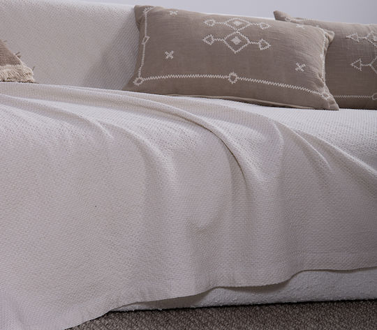 Nef-Nef Homeware Betty Three-Seater Sofa Throw Jacquard 180x300cm Mauve