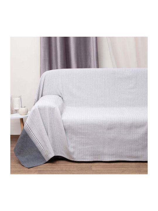 Viopros Armchair Throw 170x170cm Gray
