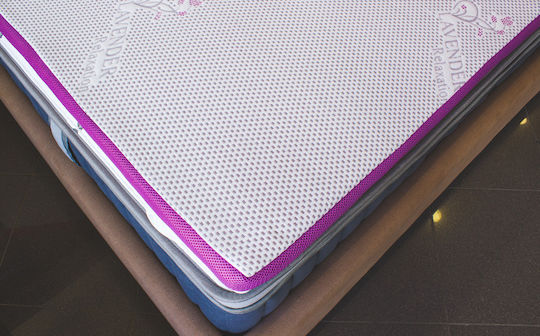 Como felt & wadding producers Matratzentopper Einzel Memory-Schaum mit Abnehmbarem Bezug & Gummibändern 90x200x4cm