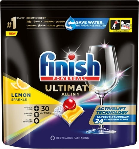 Finish Quantum Ultimate 30 Capsule Pentru Mașina De Spălat Vase