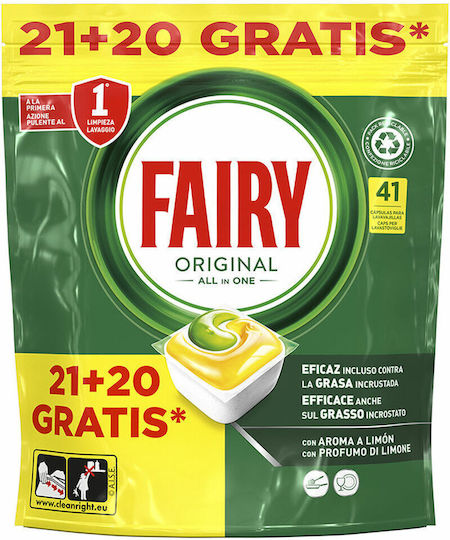 Fairy Active Capsule pentru Mașina de Spălat Vase