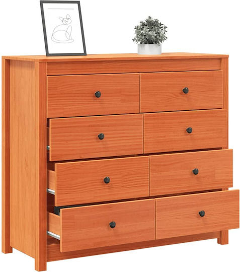 Chest of Drawers Made of Solid Wood 100x40x90cm Chest of Drawers Made of Solid Wood 100x40x90cm