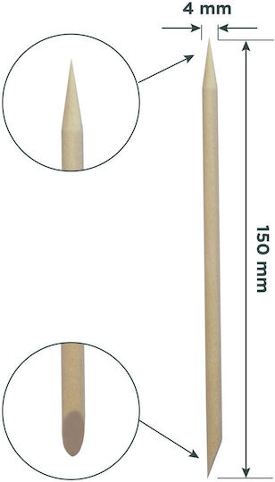 Staleks Nail Care Tools Wooden Orange Stick Manicure