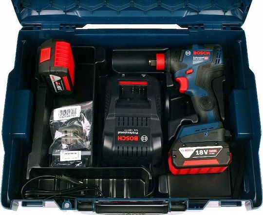 Bosch GDX 18V-200 C Ударен гайковерт 2x5Ах с Приемник 1/2" & 1/4"