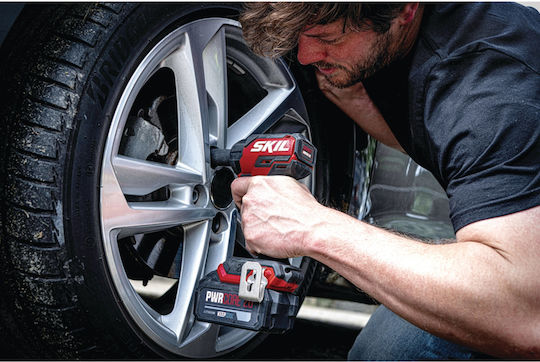 Skil SD1E3265CA Impact Wrench Battery 20V Solo with Socket 3/8" & 1/2"