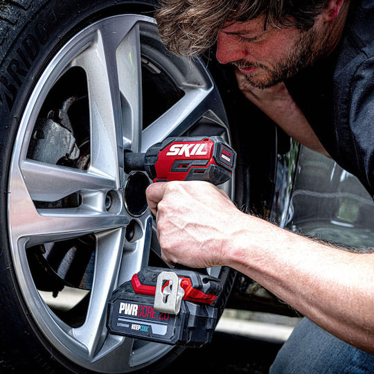Skil SD1E3265CA Impact Wrench Battery 20V Solo with Socket 3/8" & 1/2"