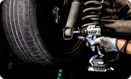 Deko DKBW20XL01-S3 Brushless Impact Wrench Battery 20V 2x2Ah with Socket 1/2"