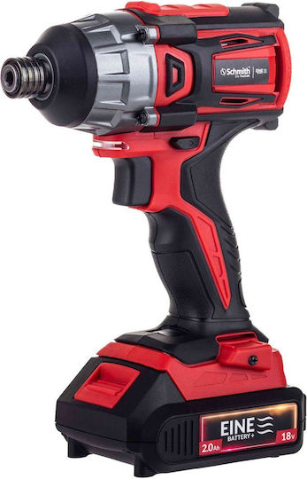 Schmith S-ZUD14B-0 Brushless Μπουλονόκλειδο Μπαταρίας 18V Solo με Υποδοχή 1/4"