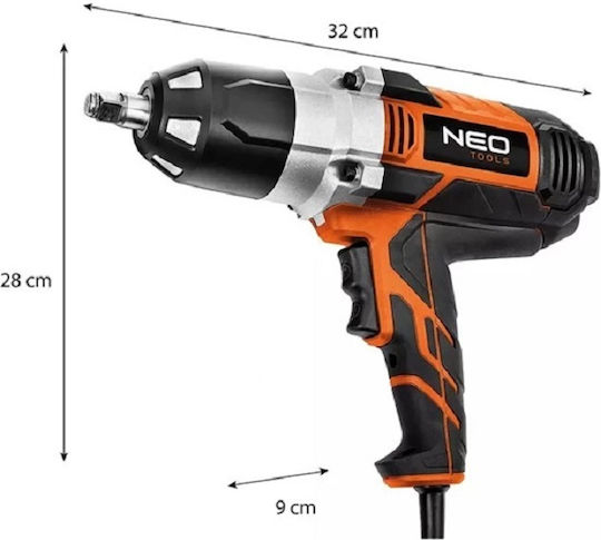 Neo Tools Schlagschrauber Elektrisch 1020W mit Aufnahme 1/2"