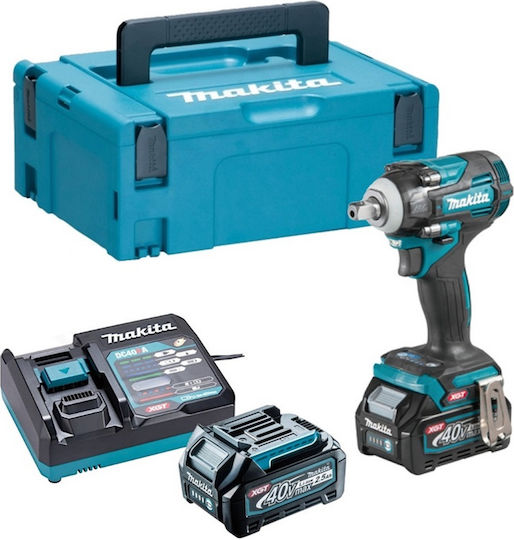 Makita XGT Cheie de impact Baterie 40V 2x2.5Ah cu Priză 1/2"
