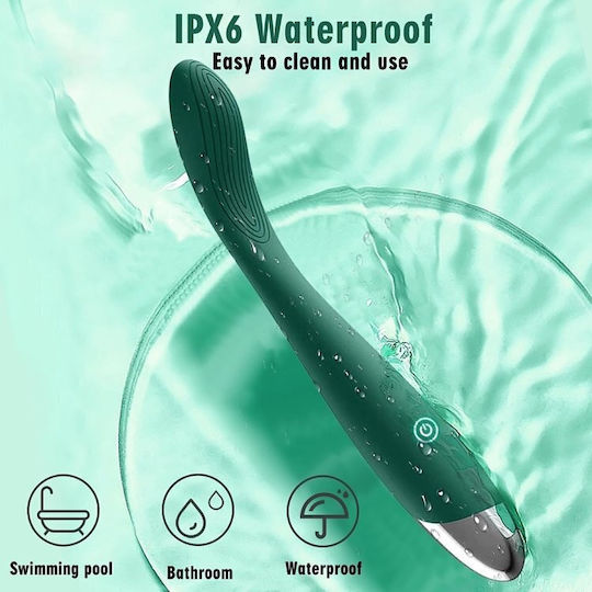 SMD G-Hook Bendable με 10 Vibration Modes Δονητής G-Spot 20cm Πράσινος