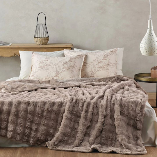 Kentia Cabaret Одеяло Космено Двойно 220x230см Бежово
