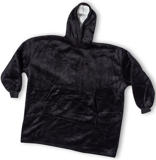 Silk Fashion Κουβέρτα με Μανίκια Black Silk Fashion Κουβέρτα με Μανίκια Black