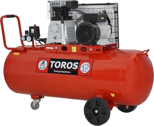 Toros DH-30150/10 Μονοφασικό Κομπρεσέρ Αέρος με Ισχύ 3hp και Αεροφυλάκιο 150lt