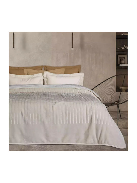 Das Home 1351 Одеяло Кадифе Едно 160x220см Бежово
