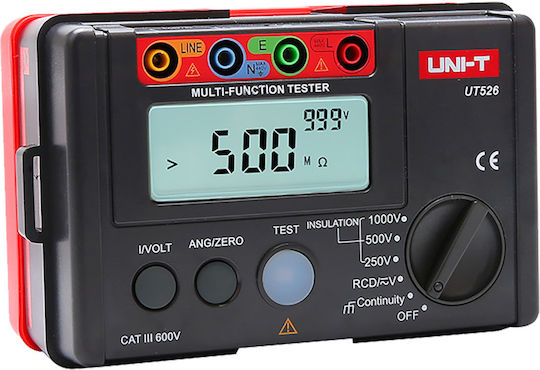 Uni-T Digitales Multimeter mit Summer mit AC / DC / Widerstandsmessung UT526