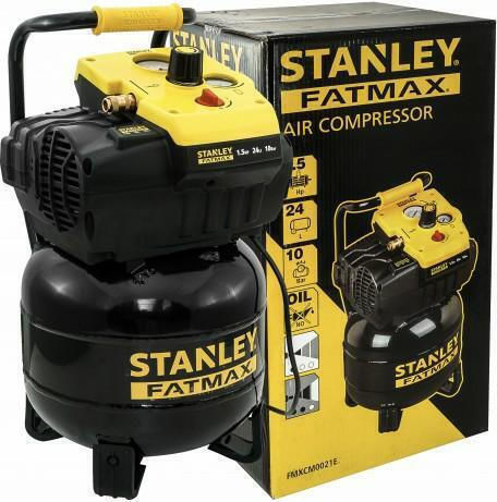 Stanley Μονοφασικό Κομπρεσέρ Αέρος με Ισχύ 1.5hp και Αεροφυλάκιο 24lt