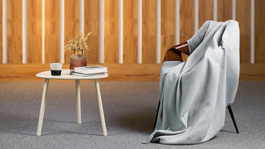Teesa Κουβέρτα Fleece Καναπέ 130x150εκ. Grey