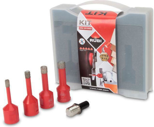 Rubi Diamond Hole Saw Set for Tile 1500gr