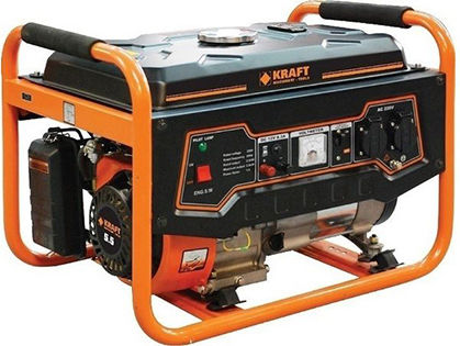 Kraft LT6500 Generators Benzin mit Kickstart und maximaler Leistung 6.5kVA