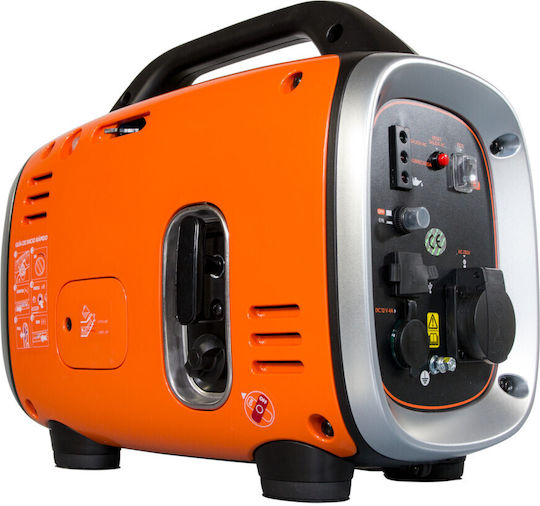 Black & Decker Тиха Генератор Куфар Inverter Бензин (четиритактов) Четиритактов с Миза и Максимална Мощност 0.9kVA
