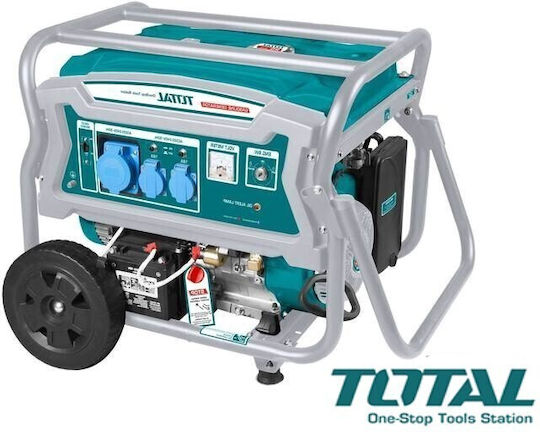 Total Generators Benzin mit Rädern und maximaler Leistung 7.5kVA