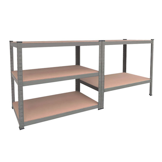 Bulle Shelf Dexion Galvanized 120x45x180cm 610412
