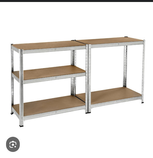 Vesta Dexion Galvanized Rack 100x45x180cm with 5 Shelves Total Load Capacity 875kg