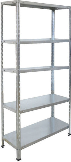 Bulle Dexion Galvanized Rack 120x50x200cm With 5 Shelves Total Load Capacity 1300kg