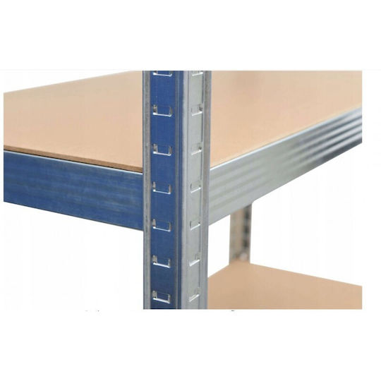 Topeshop Raft Metalic Colț Dexions 90x30x180 cm cu 5 Rafturi Rezistență Totală 875 kg