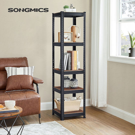 Songmics Ραφιέρα Dexion 37x37x150εκ. με 5 Ράφια Συνολικής Αντοχής 2000kg