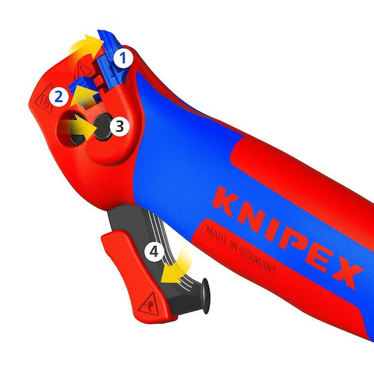 Knipex Coaxial Cable Stripper Sharpener with 146mm Length