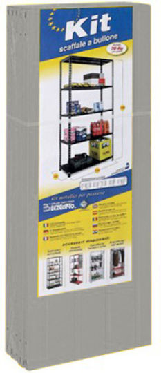 Bizzotto Scaffalature B200G/350 Ραφιέρα Dexion 100x40x188εκ. με 5 Ράφια Συνολικής Αντοχής 350kg