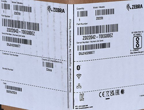 Zebra ZD220 Imprimantă de Etichete Transfer Termic USB 203 dpi