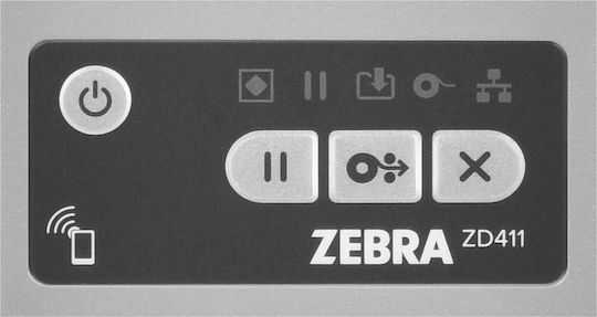 Zebra ZD411 Etikettendrucker Direkttransfer USB, Bluetooth, Ethernet 203 dpi