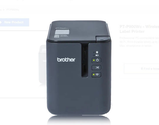 Brother P-touch Label Printer Thermal Transfer USB, Wi-Fi